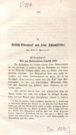Odendorf. Bis zur Reformation daselbst 1552.