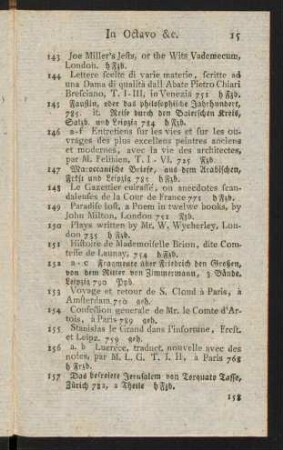 15-27, 150. Plays written by Mr. W. Wycherley...