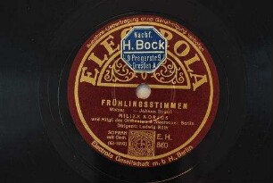 Frühlingsstimmen : Walzer / Johann Strauß