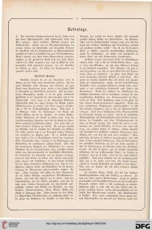 Nekrologe: Gottfried Semper