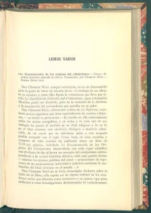 Libros varios