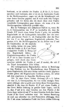 Entsprechen in Curven dritter Ordnung und Einschreibung von Polygonen.