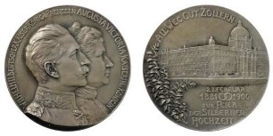 Fürstenhäuser, Sonderburg-Augustenburg; Auguste-Victoria, Deutsche Kaiserin, Königin von Preussen 1858 - ; Medaille