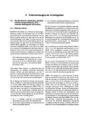 3. Untersuchungen im Arbeitsgebiet