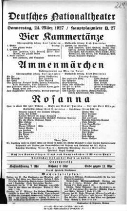 Vier Kämmertänze