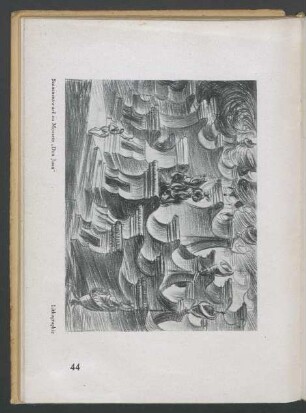 "Szenenentwurf zu Mozarts "Don Juan"