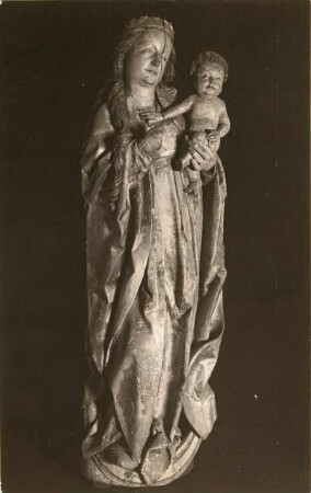 Madonna : Madonna. Holz, geschnitzt (um 1520; Meister H. W.). Dresden: Altertumsmuseum