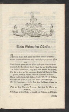 Achter Gesang der Odyssee