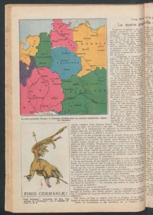 La nueva geografía europea : "Fray Mocho" en la guerra