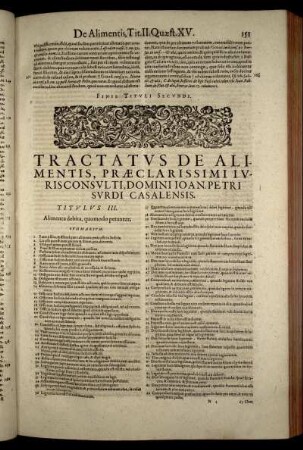 Titulus III. Alimenta debita, quomodo petantur.