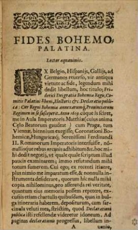 Fides Bohemo-Palatino pro Ferdinando II.