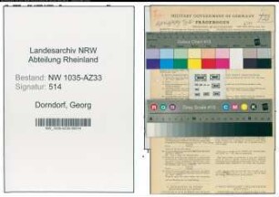 Entnazifizierung Georg Dorndorf , geb. 03.02.1895 (Dreher)