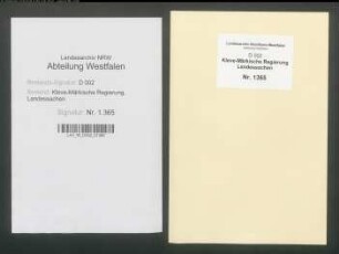 Bewilligung und Beaufsichtigung der katholischen Religionsausübung, Bd. 1