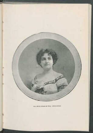 Sra. Silvia Alfonso de Terry. [Retrato] : Dama cubana.