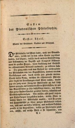 System der Platonischen Philosophie, 2