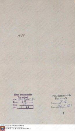 . Thil, Carl Freiherr v. Bos du, Staatsminister in Darmstadt: Band 9