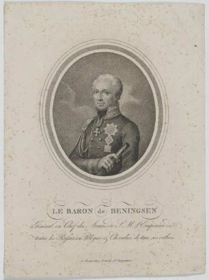 Bildnis des Levin August Theophil de Benigsen