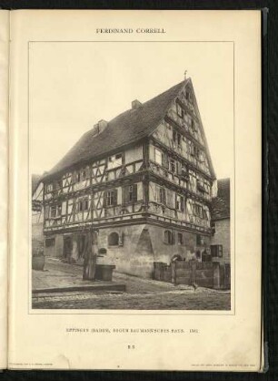 Eppingen (Baden), sog. Baumann´sches Haus. 1582.