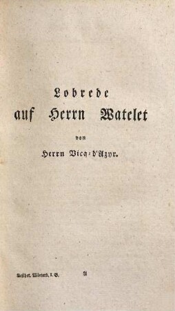 Aesthetisches Wörterbuch über die bildenden Künste nach Watelet und Levesque, 1. [A - C]