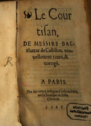 Les quatre livres du Courtisan