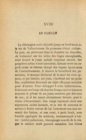 XVIII. En famille