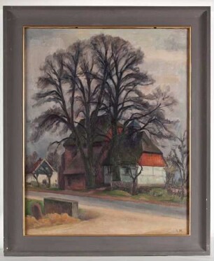 Kurt Hensel "Kapelle St. Bartholomäi im Winter"