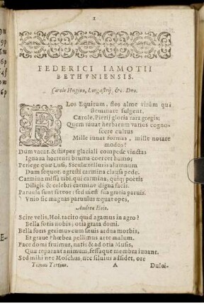 Federici Jamotii Bethuniensis.