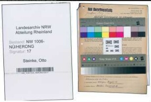 Entnazifizierung Otto Steinke , geb. 07.02.1899 (Arbeiter)