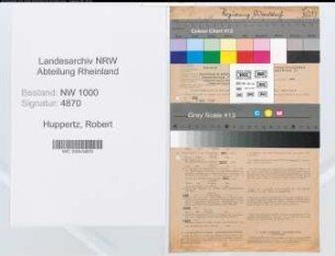 Entnazifizierung Robert Huppertz, geb. 17.05.1899 (Beamter)