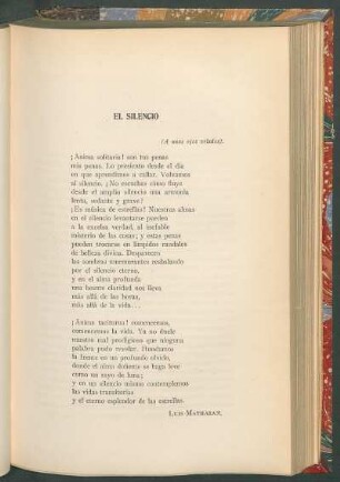 El silencio