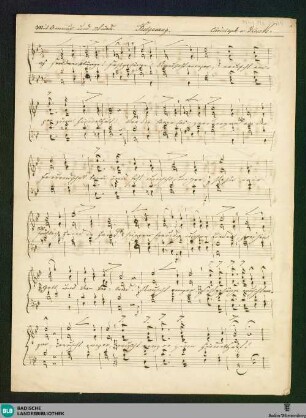 Iphigénie en Aulide. Excerpts. Arr - Don Mus.Ms. 2434 : Coro, pf