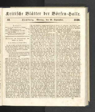12. 20. September 1830
