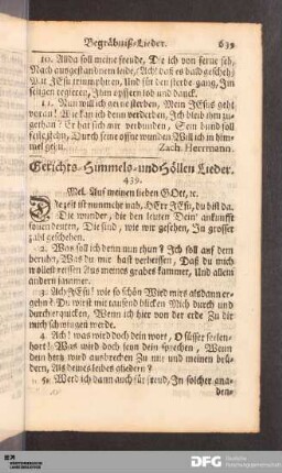 Gerichts-Himmels-und Höllen Lieder.
