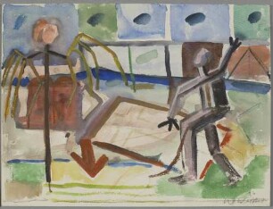 Jakob ringt mit dem Engel in Rehehausen (I. Fassung)