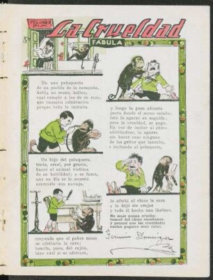 La crueldad : Fábula