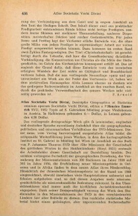 486-487 [Rezension] Atlas Societatis Verbi Divini