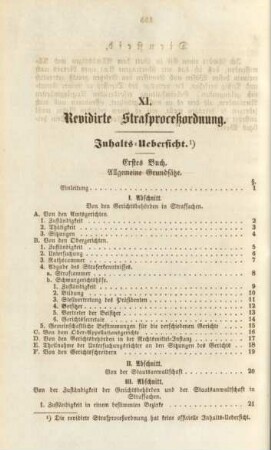 XI. Revidirte Strafproceßordnung