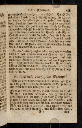 153-157, Hundert und vierzigstes Exempel; ...