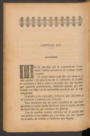 Capítulo XLV - Ansiedades