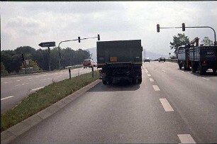 Teilknoten West: Zufahrt von Westen