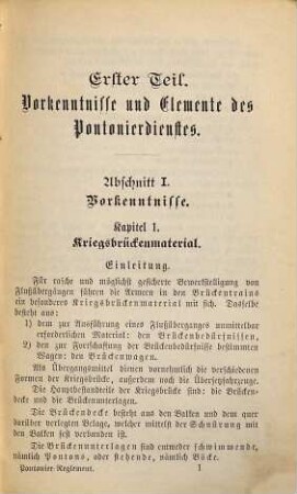 Pontonier-Reglement für die K. B. Pioniere