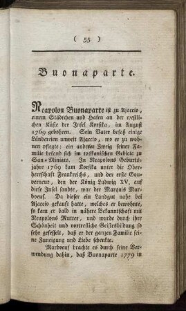 Buonaparte.