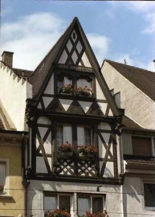 Freiburg: Fachwerkgiebel in Oberlinden