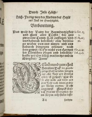 Leich-Predigt