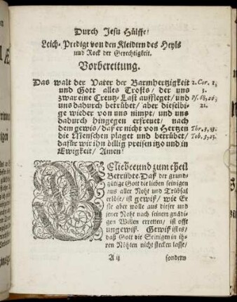Leich-Predigt