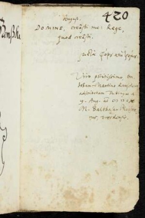 420 Meisner, Balthasar