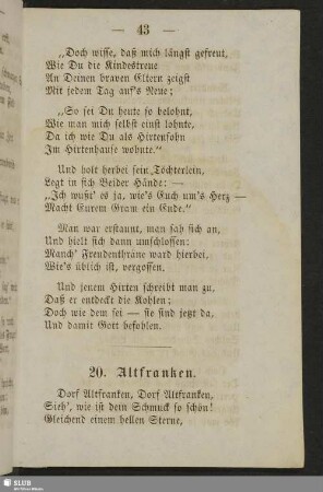 20. Altfranken