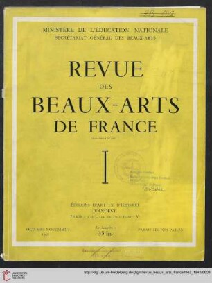 Nr. 1 (Octobre-Novembre 1942)