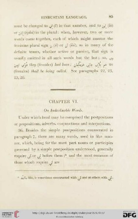 On Indeclinable Words