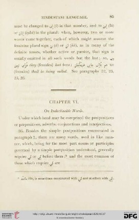 On Indeclinable Words